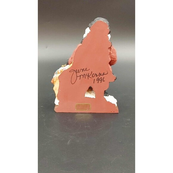 June McKenna 1996 Jolly Ole St. Nick Figurine COA Signed Collector's Society USA - Picture 6 of 12